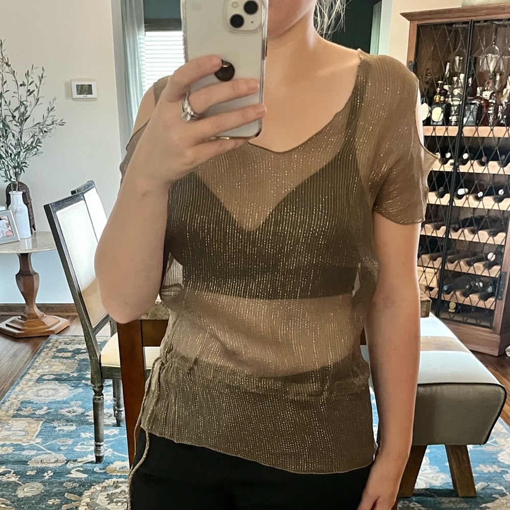 Curio 9 sheer top size M